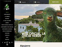 Tablet Screenshot of laovejaverde.es